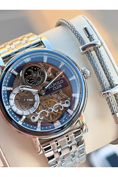 JG. Polo Club Jg.Polo Club Automatic Mechanism Italian Design Bracelet 5Atm Water Resistant Men's Wristwatch 02014.2