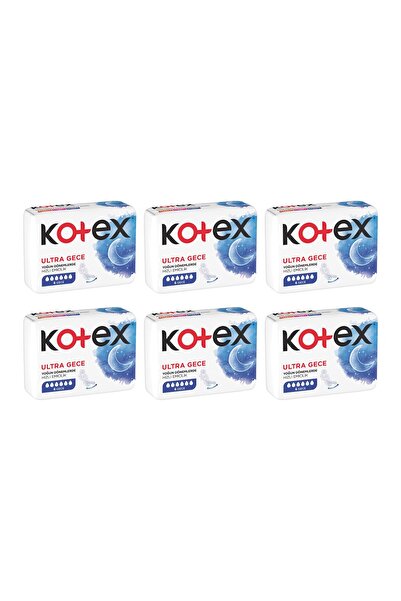 Kotex Ultra Night 6 Pads X 6 Pieces