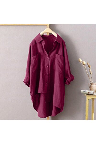 FASHION Loose Fit Desert Luxe Oversized Casual Long Shirt for Women