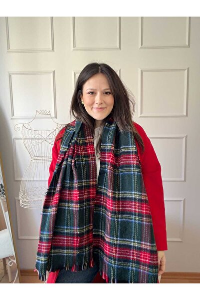 CHARMLUCKY Checkered Scarf