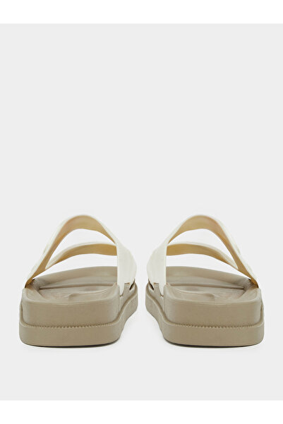 Styli Beige Buckle Detail Slides