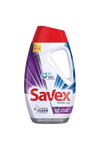 SAVEX Set of 2 x Premium Color Care Liquid Laundry Detergent, 24 Washes, 1.08 l