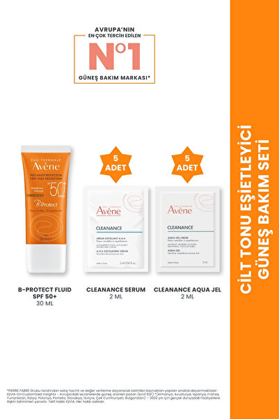 Avene Cilt Tonu Eşitleyici Güneş Bakım Seti (Serum + Jel) Hediyeli