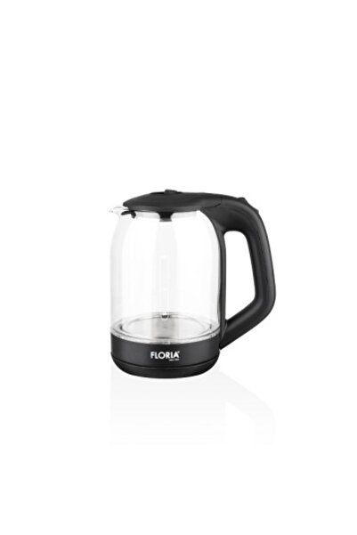 Floria Glass kettle – 1.8 L, 1500 W, LED lighting, black
