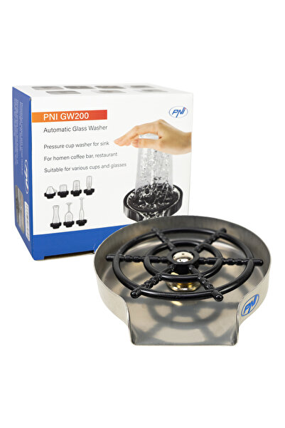 PNI Dispozitiv spalare pahare GW200 pentru bar, bucatarie, clatire si spalare...