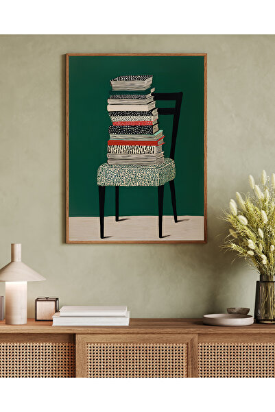 woodhomeworks Tek Parça Salon Ofis Dekor Tablo Vrynt