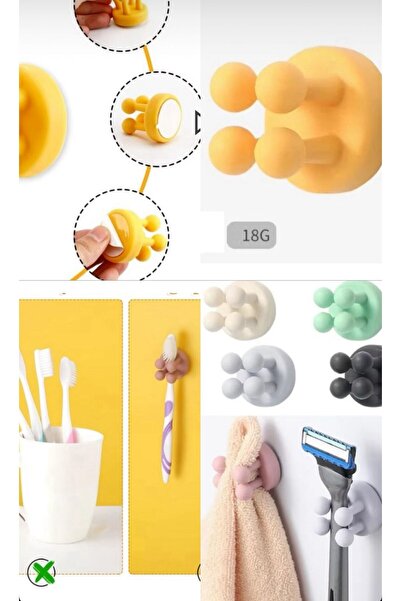 bestwork Çok Amaçlı Duvara Yapıştırılabilir Pratik Tutucu