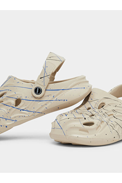 Styli Printed Sculpted Slip-On Clogs