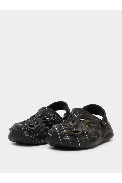 Styli Printed Sculpted Slip-On Clogs