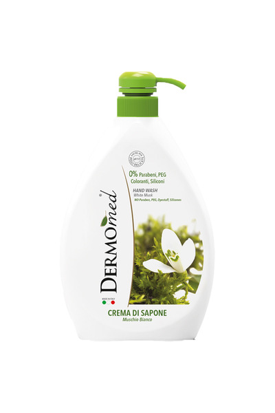 Dermomed Liquid hand soap, White Musk 1l