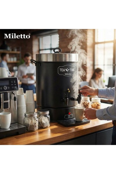 Miletto 250 Bardak Black Çay Makinesi 20,5 lt - MR25S