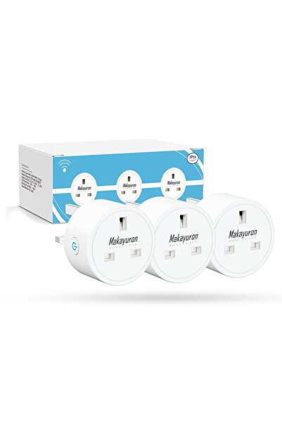 Makayuron Smart Plug WiFi Outlet with Voice Control, Timer (3 Pack)