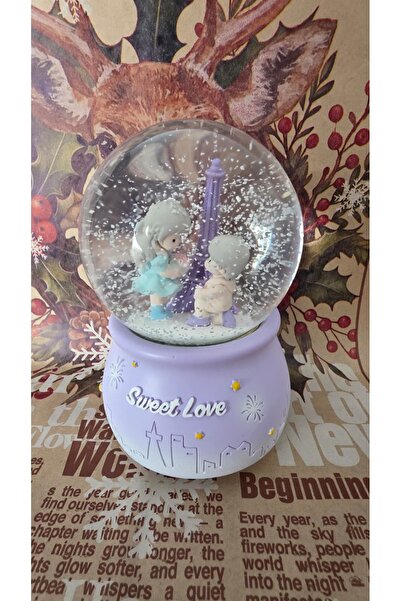 shop Mega Boy Kar Küresi Püskürtmeli,Işıklı Müzikli Çift Temalı Yılbaşı Hediyesi