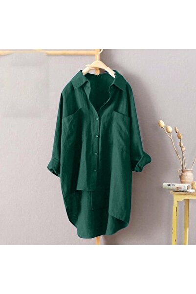 FASHION Loose Fit Desert Luxe Oversized Casual Long Shirt for Women