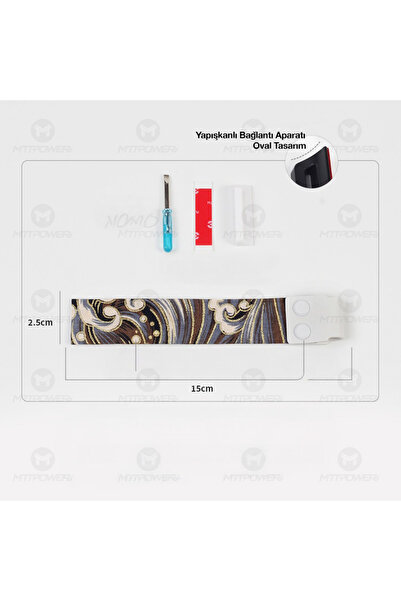 silabor Klavye Askısı Strap – Tüm Klavyeler için Uygun, Yapışkanlı Kolayca Ta...