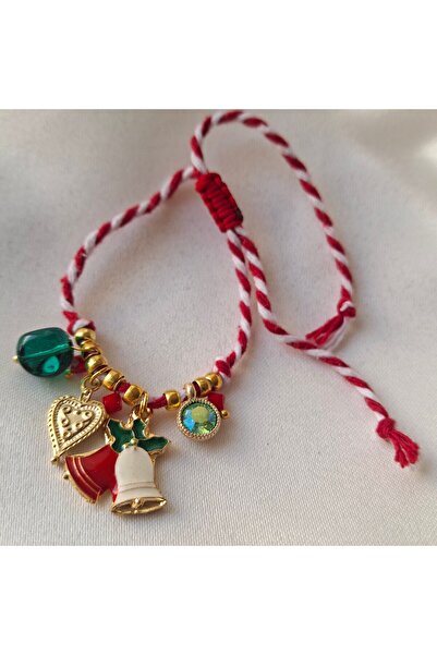 azra takı tasarım Handmade New Year, New Year Women's Red Green and Colorful Bracelet