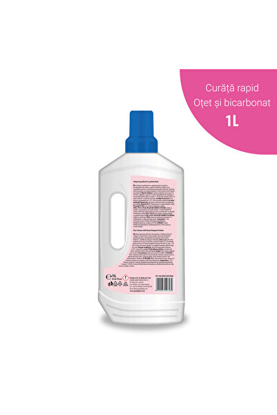 Hygienium Floor solution with baking soda and vinegar, floral scent, 1L