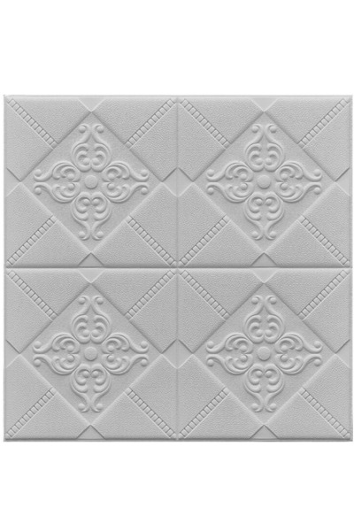 SDEPOT Set de 30 plăci de tapet S DEPOT®, grosime 3 mm, dimensiuni 69x69 cm, model elegant, gri