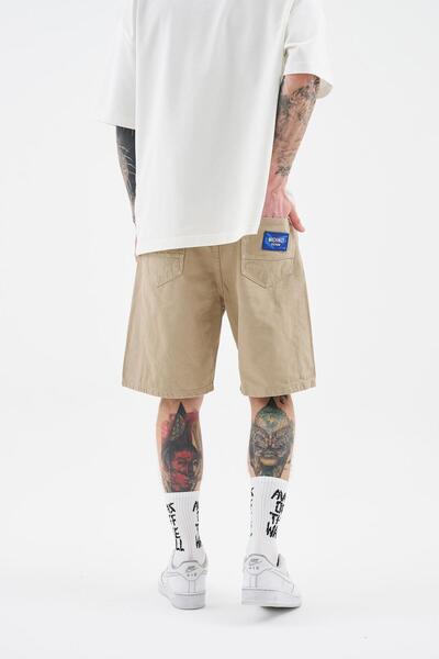 Machinist Ανδρικό σορτς με λογότυπο M Jean Μπεζ