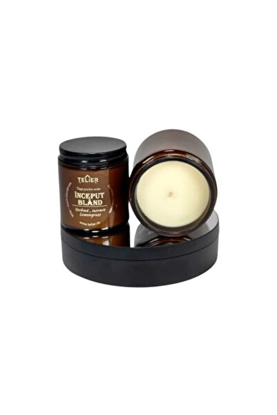 OEM Scented Soy Wax Candle in Jar with Lid - Verbena, Jasmine & Lemongrass (Time for Me Collection)