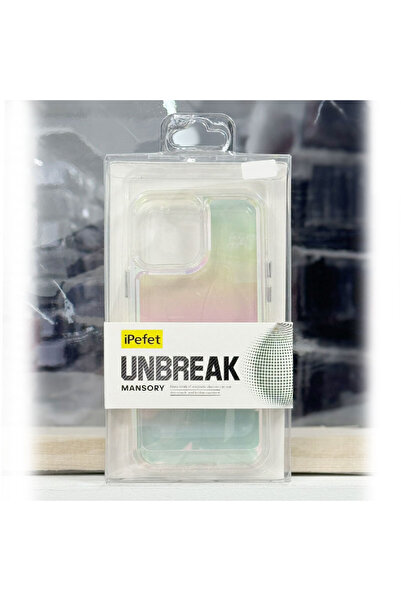 Apple iPefet Aurora калъф за iPhone 12 Pro Max, AntiDrop, акрилен, цветен гра...