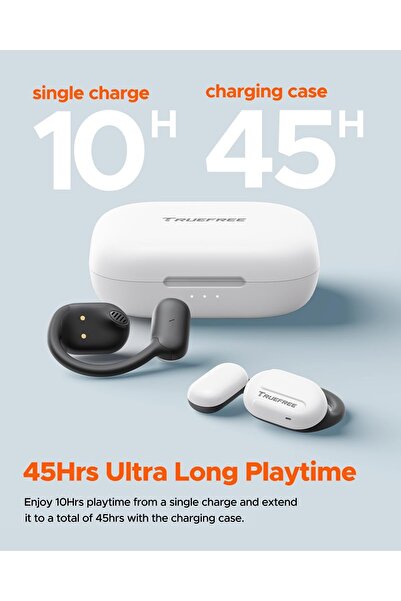truefree O1 Open-Ear Bluetooth 5.3 Headphones - White