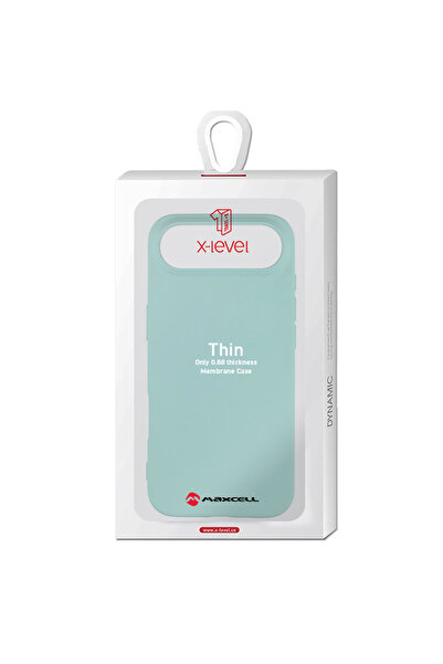 Apple X-Level Case for iPhone 17 Air, Thin Series, SoftTouch, TURQUOISE