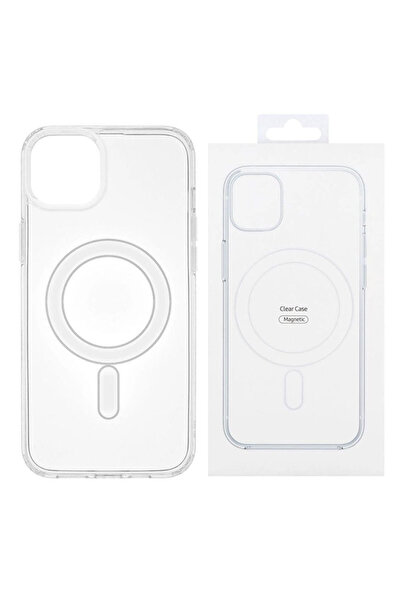 Apple SnapOn Case for iPhone 15 Plus - MagSafe, AntiDrop Acrylic, Transparent