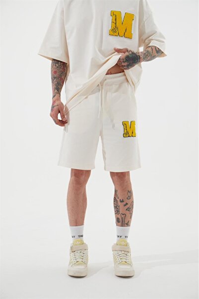 Machinist Men's Relaxed Shorts Optical White