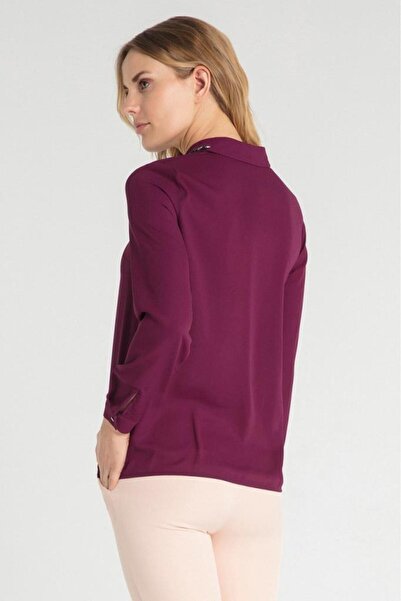 PERA MODA Shirt with Beaded Collar