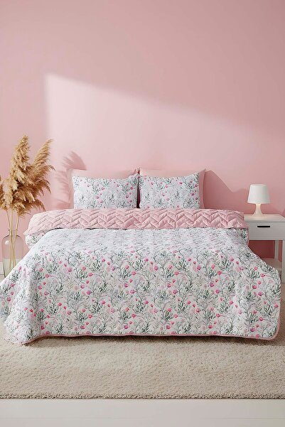 Rivaİstanbul Cherie Quilted Double Cotton Pique & Bedspread