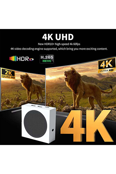 Generic 4K HD TV & Game Box G8 with 69,000+ Retro Games, 128GB Storage, HDMI Support, 2 Wireless Joysticks