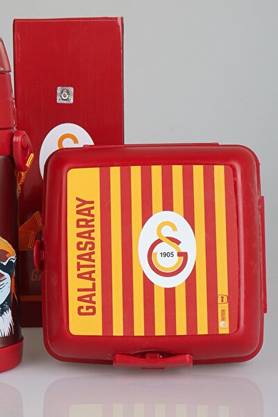 Galatasaray Dekomus Pocket Notebook with a Gift, New Season Licensed Leon Hanging Bottle 500 ml Steel Water Bottle and Chiller