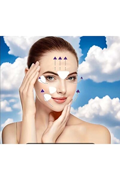 MOR SALKIM HOME Tam yüz kırışıklık önleyici band seti Büyük Boy Şeffaf band (...