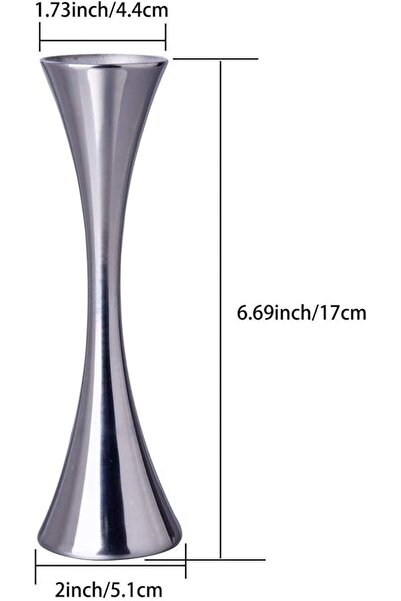 zaizai Single Round Mouth Small Stainless Steel Vase (Round)