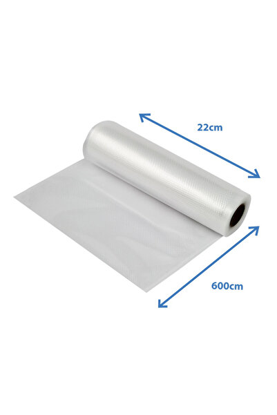 ESPERANZA Roll of embossed vacuum bags, 22 x 600 cm, BPA-free, resistant, thickness 100 μm / 330 μm