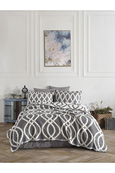 ARACHNE Fiesta - Libera Dolgulu Muslin Bedspread Set