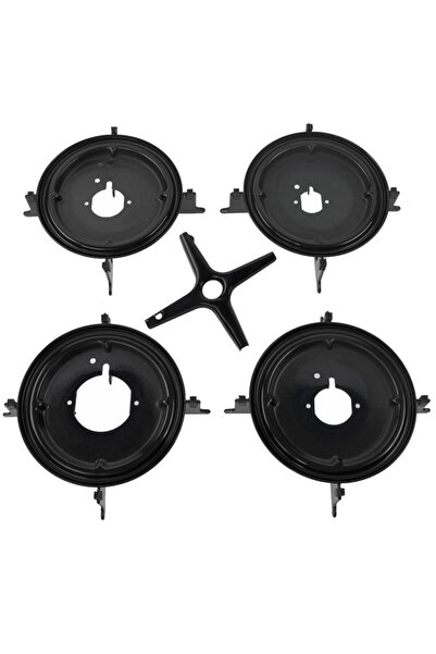 Supervac Dominox & Ukinox Uyumlu Cam Ocak Izgara Seti 9 Parça, Izgara, Izgara...