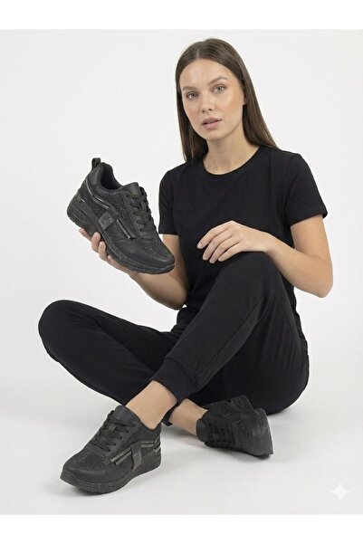 MODALENDO أحذية رياضية وعروسية أنيقة ومريحة بكعب مخفي ولامع