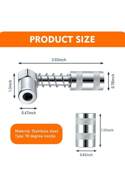 OEM Extensie pentru gresare la 90°, adaptabil pentru locuri inguste, h3.3cm i...