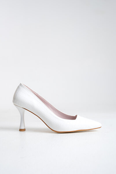 Shoesers Special Series Croco Design Pointed Toe Stiletto Heeled Shoes