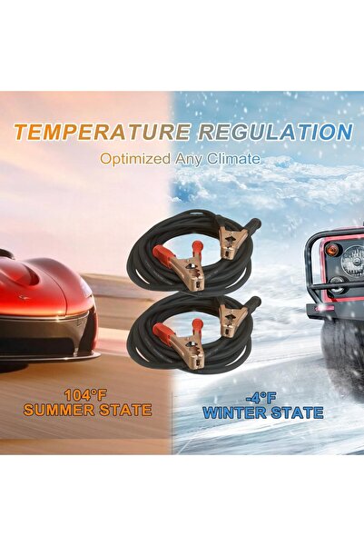 OEM Jumper cables 2*3m fi25mm, 24V/12V, 2 pliers (500A) black handles, 2 pliers (500A) red handles