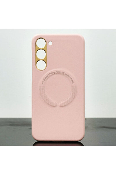 Samsung Θήκη Kraft για S23 Ultra, με MagSafe, -Δέρμα, Κρεμ