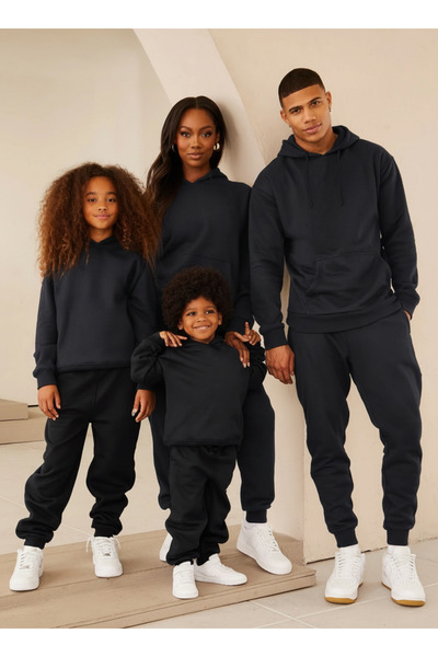 BayBayan طقم بدلة رياضية للجنسين مكون من مبطن بالصوف خيوط مع شعار SHA (للأزوا...