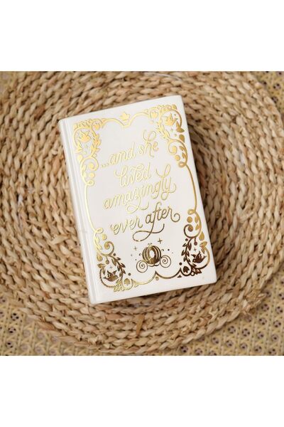 TERRIFI Book-Shaped Decorative Ceramic Vase for Book Lovers - Modern Bookshelf Decor & Pen Holder