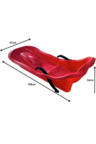 Hexar Heavy Duty Sand Skiing Board for 2 People - 108x47x34cm (Multicolor)