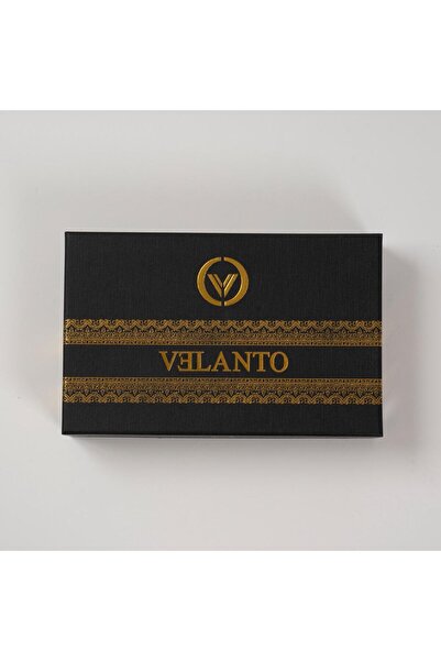 VELANTO Valentino red and beige shemagh