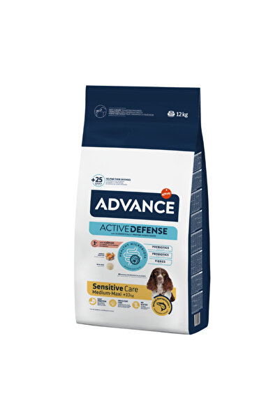 Advance Sensitive Care Medium & Maxi Adult, Salmon and Rice, 12 kg