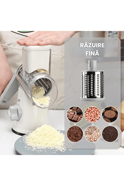 OferteTop 3-in-1 Grater for Vegetables, Fruits, Nuts, Almonds, Etc. (Original Version)