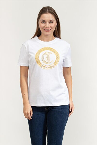 Just Cavalli Γυναικείο T-Shirt 78PAHE13 CJ110 Λευκό
